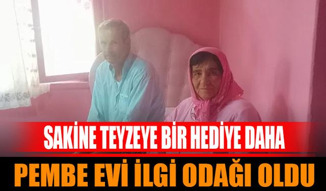 Sakine teyzeye yeni yatak hediye edildi