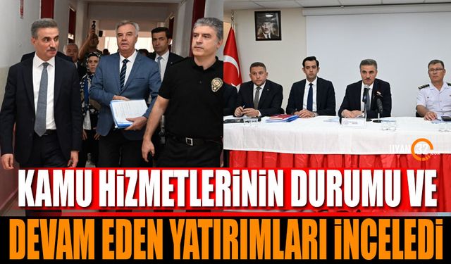 Vali Aydın Baruş, Sütçüler ilçesine çalışma ziyareti gerçekleştirdi