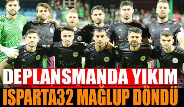 Deplasmanda Yıkım: Isparta 32 Spor, Kepez’e Mağlup