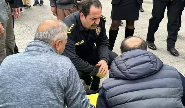 Antalya’da Trafik Kazasında Yaralanan Polis Memuruna Emniyet Müdüründen Destek