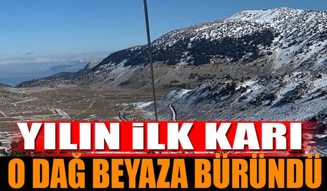 Isparta'ya Müjde! İlk Kar Yağdı