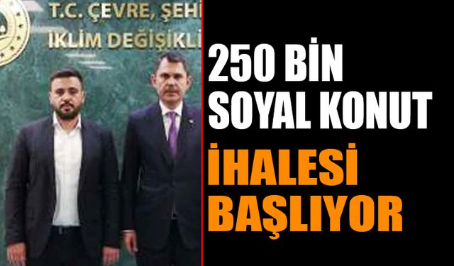 Yalvaç'a 250 Bin Sosyal Konut Projesi Müjdesi