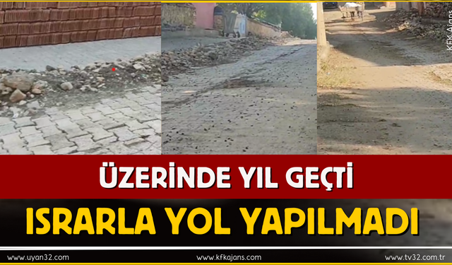 Altyapı Tamamladılar Ama Yol Sorunu Devam Ediyor