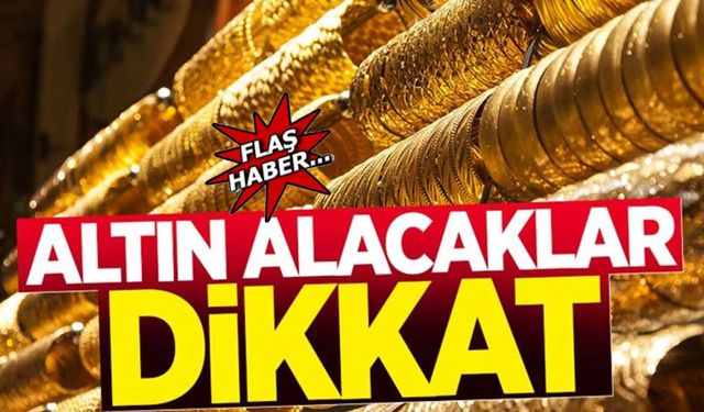 Altın Dibe Çakıldı Dibin Dibini Gördü Altın Alıp Satacaklar Dikkat