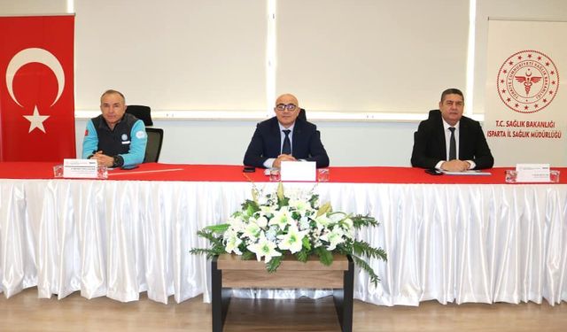 Burdur İl Sağlık Müdürü Erk, Isparta’daki ASKOM Toplantısına Katıldı