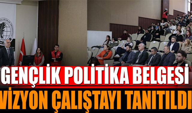 ÜNİDES ve Gençlik Politika Belgesi Vizyon Çalıştayı Bilgilendirme Toplantısı Düzenlendi