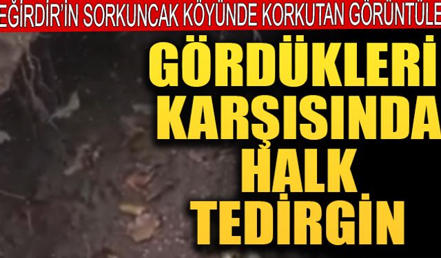 Eğirdir’in Sorkuncak Köyünde Obruk Tehlikesi