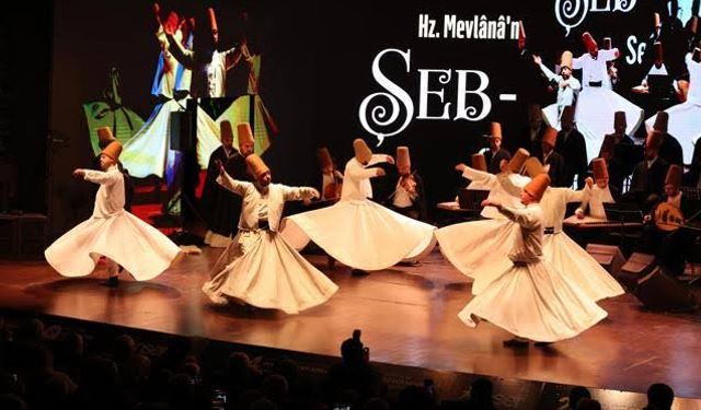 Mevlana’nın Hakk’a vuslatı Şeb-i Arus sema töreni ile anıldı