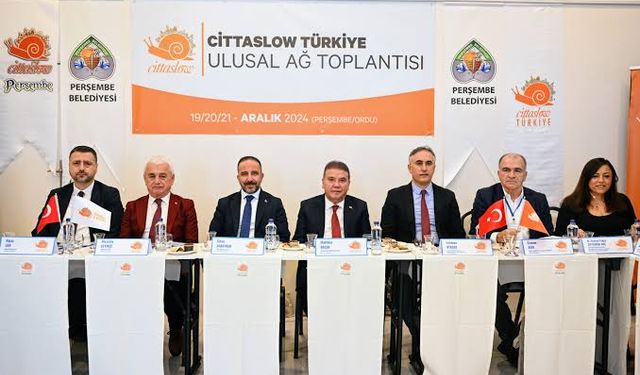 Cittaslow Türkiye Ulusal Ağ Toplantısı Ordu’da yapıldı