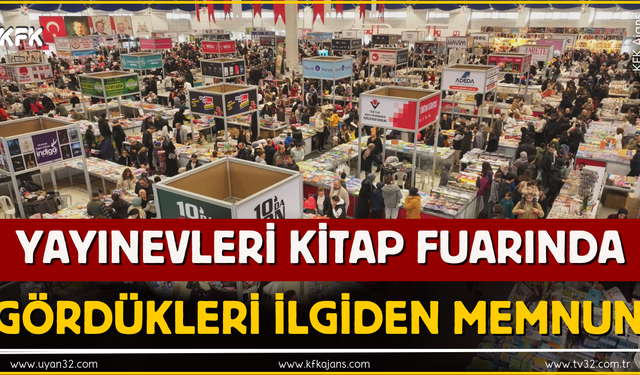 Kitap Fuarında Bulunan Yayınevleri İlgiden Çok Memnun