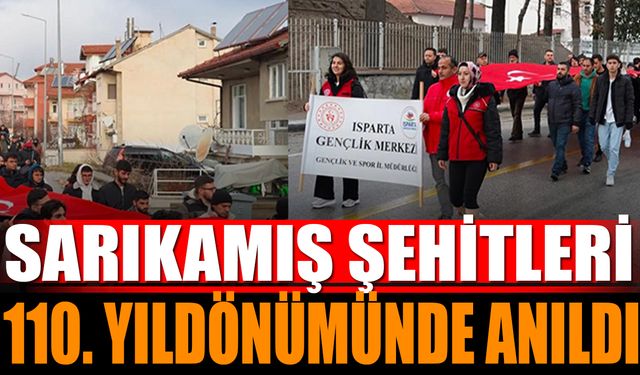 Sarıkamış Şehitleri Isparta’da Anıldı