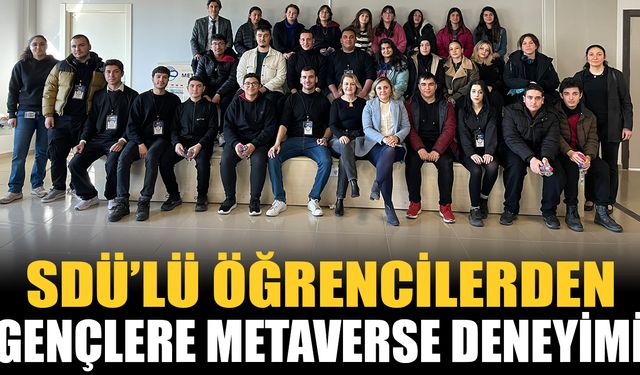 SDÜ’lü Öğrencilerden Gençlere Metaverse Deneyimi!