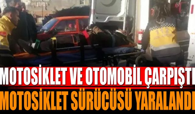 Yalvaç'ta Motosiklet Kazası: 1 Yaralı