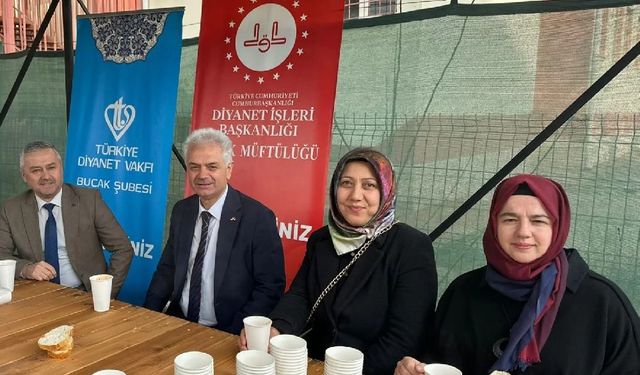 Bucak'ta Öğrencilere Sıcak Çorba İkramı