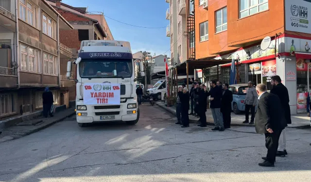 Burdur’dan Halep’e Yardım Tırı