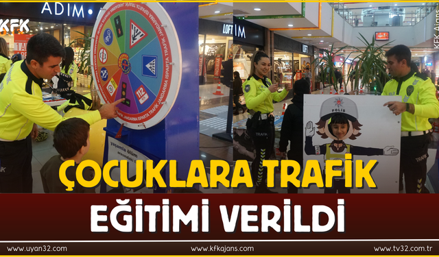 Çocuklara Trafik Eğitimi Verildi