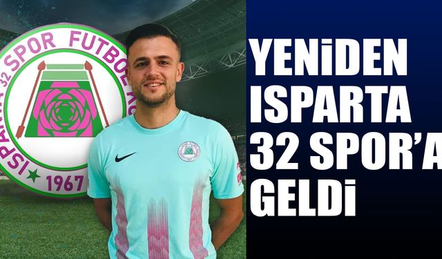 Muhammet Haşim Çoban yeniden Isparta 32 Spor ile anlaştı