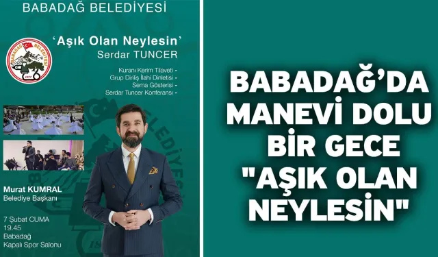 Babadağ’da Manevi Bir Buluşma: "Aşkla Yol Alanlar"