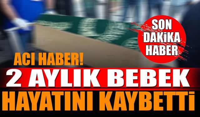 Daha 2 aylıktı hayatını kaybetti