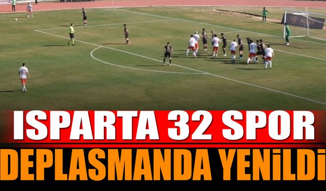 Isparta 32 Spor Deplasmanda Sarıyer'e Yenildi