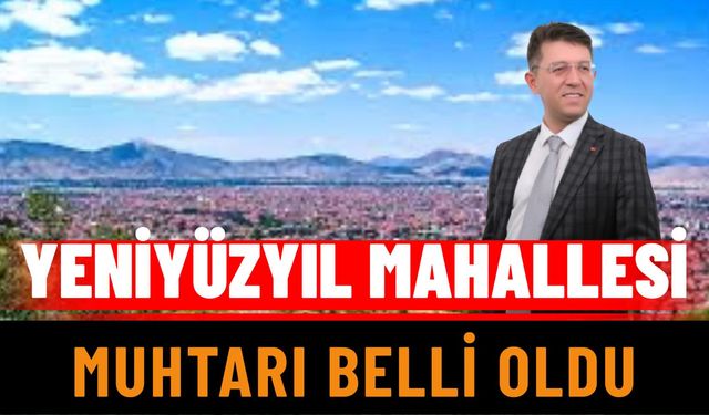 Isparta’nın Yeni Mahallesinin Muhtarı Belli Oldu