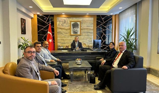 Bucak Su Komisyonu'ndan Kaymakam Gale'ye Ziyaret