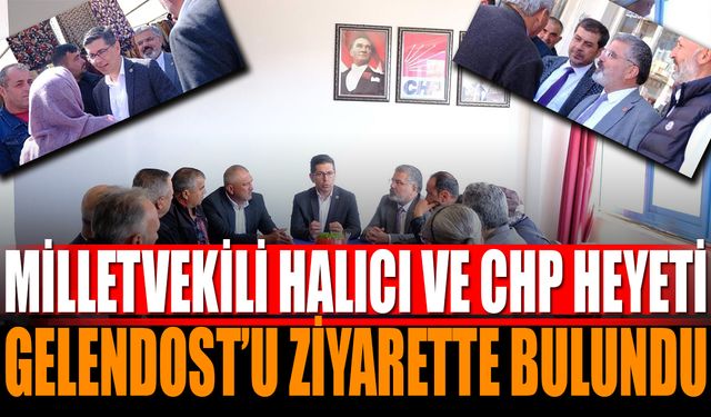 CHP Heyetinden Gelendost’a Ziyaret