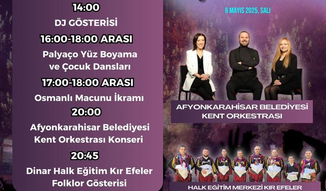 Dinar Belediyesi'nden Hıdırellez Coşkusu!