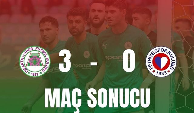 Isparta 32 spor'dan Kritik Galibiyet: Fethiyespor'u 3-0 Mağlup Ettik