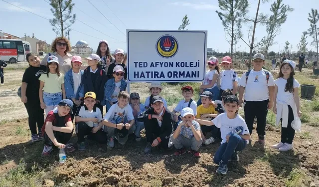 TED Afyon Koleji Hatıra Ormanı Oluşturuyor