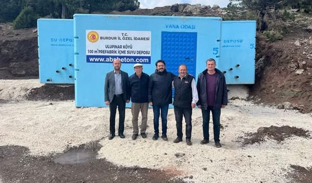 Ulupınar Köyü'ne Modern Su Deposu Kazandırıldı