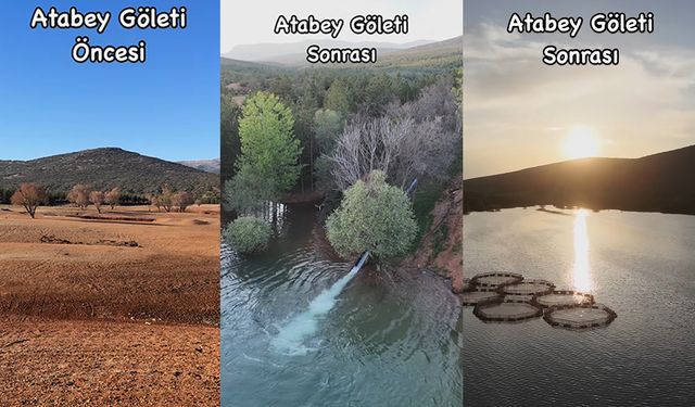 Atabey Göleti Bahar Yağışlarıyla Doldu!