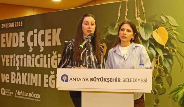 Büyükşehir’den çiçek yetiştiriciliği eğitimi