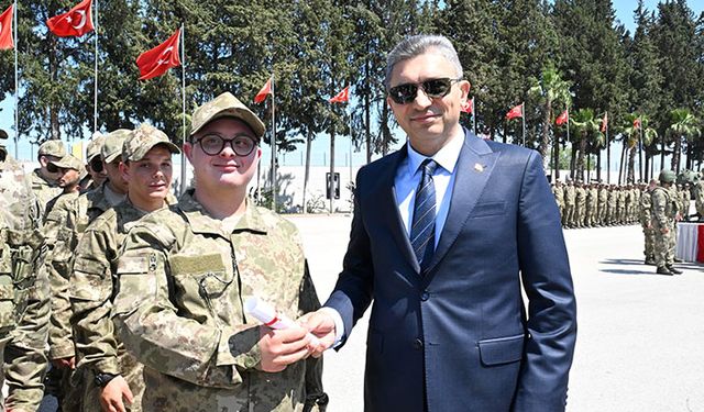 Antalya’da 52 Özel Birey Temsili Askerlik Coşkusunu Yaşadı
