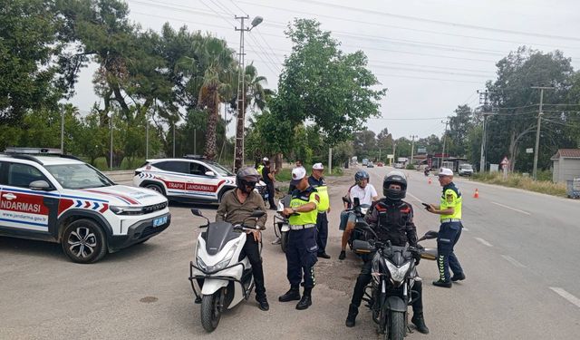 Antalya’da Motosiklet Sürücülerine Yönelik Geniş Çaplı Denetim