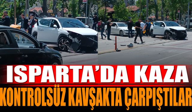 Modernevler Mahallesinde Trafik Kazası