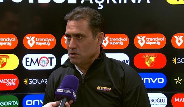 Serhat Sütlü: "Bizim İçin Üzücü Bir Sonuç"