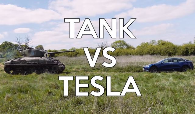 98 Yaşındaki Adam, Tankla Tesla'yı Ezdi: Protesto Musk’a, Dayanıklılık Tesla’ya