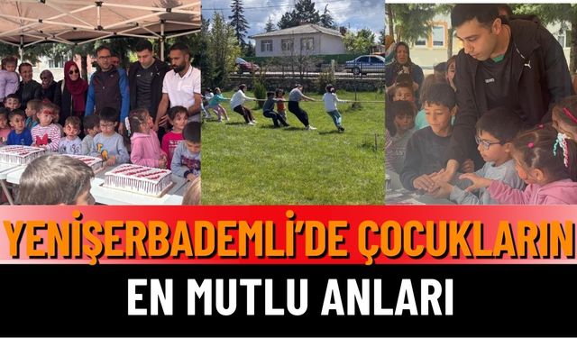 Yenişarbademli’de Çocuk Şenliği Düzenlendi