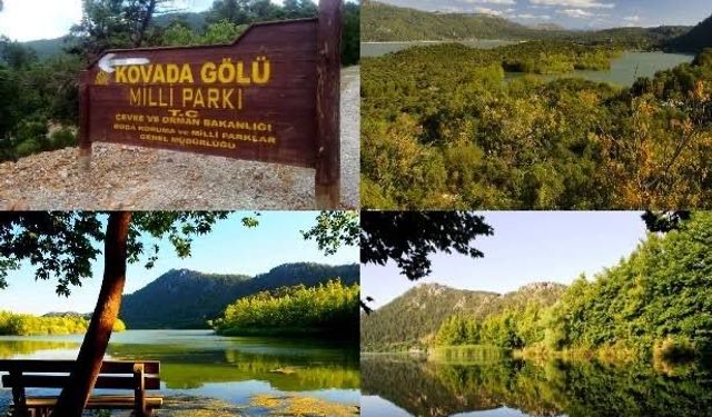 Isparta’da yeşil ve mavinin buluştuğu milli park, Kovada Gölü