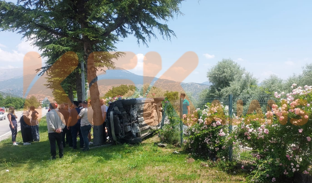 Isparta’da Trafik Kazası: 1 Yaralı