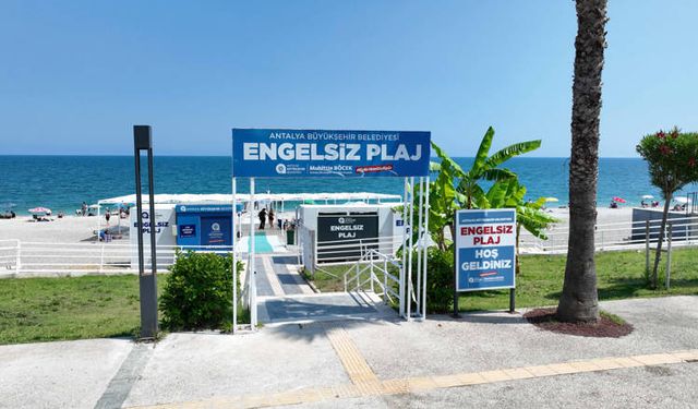 Konyaaltı Engelsiz Plaj yaza hazırlanıyor