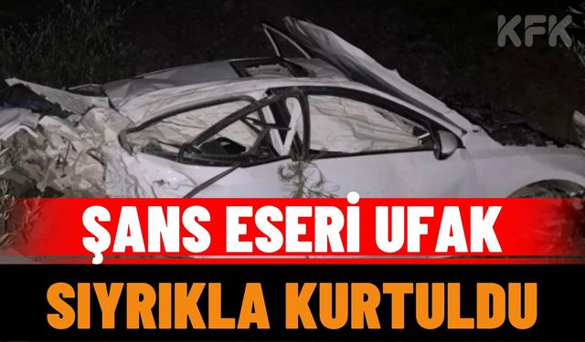 Şans Eseri Ufak Sıyrıkla Kurtuldu