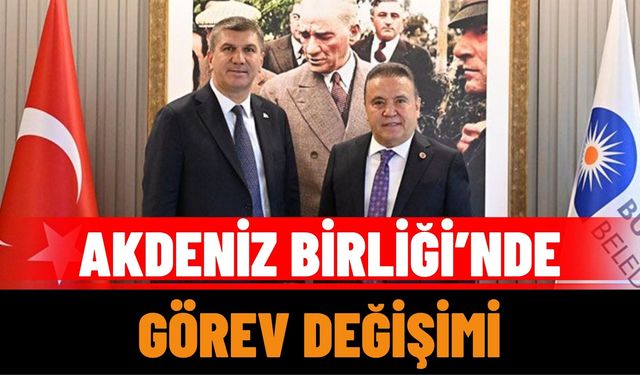 Akdeniz Birliği’nde Görev Değişimi
