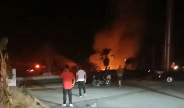 Gazipaşa’da Trafo Yangını Paniğe Neden Oldu