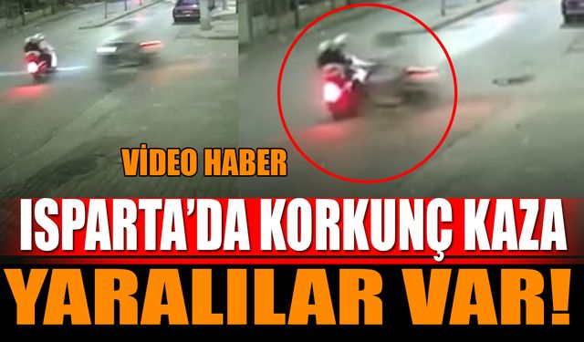 Isparta'da korkunç kaza yaralılar var (video haber)