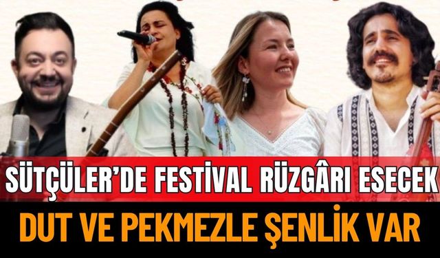 Hem Tatlı Hem Eğlenceli: Sütçüler’de Festival Zamanı