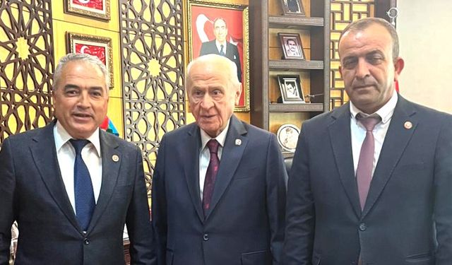MHP Eğirdir Heyetinden Genel Başkan Bahçeli’ye Ziyaret