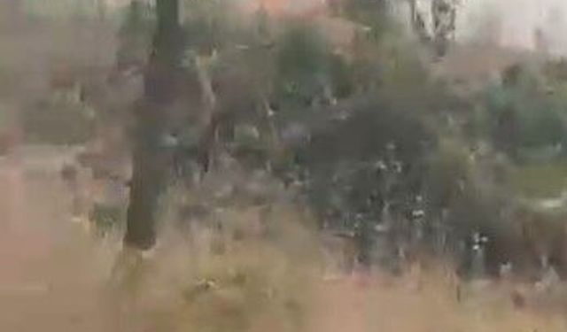 Hızırbey Mahallesi’nde Boş Arazide Yangın Çıktı
