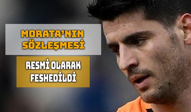 Galatasaray, Morata ile Yollarını Ayırdı